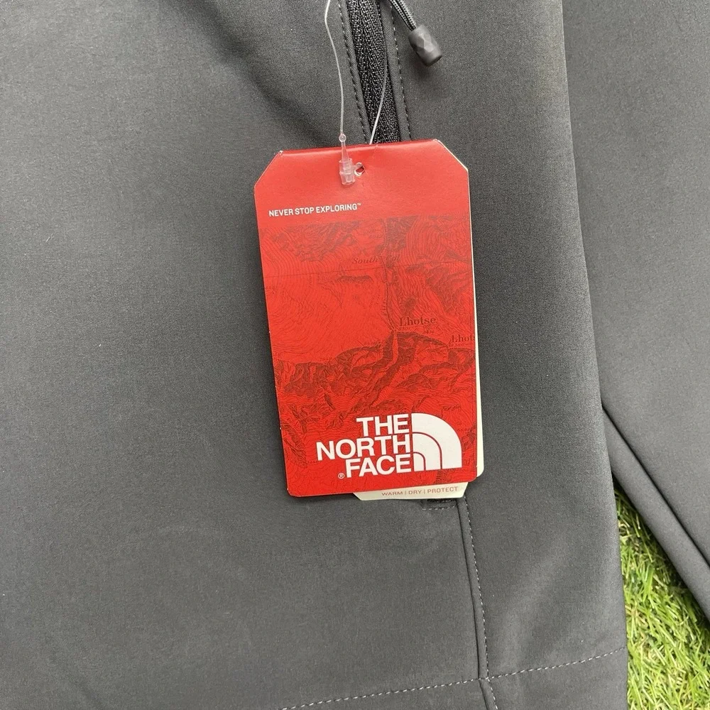 North Face Apex Risor Jacket Mens Small Standard Fit Zip Up Gray Outdoors NWT